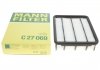 Фільтр повітряний TOYOTA LC PRADO 2.8 D-4D 15- (MANN) MANN-FILTER C27069 (фото 1)