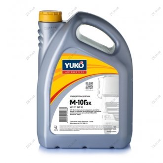 Масло моторн. М-10Г2к DIESEL AGRO SAE 30 API CC 4,8кг каністра 5л ПЕ YUKO М-10Г2к 5L