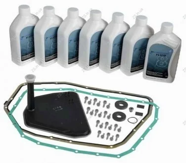Комплект для заміни оливи LIFEGUARDFLUID 8 (7х1л+сервісний к-т) АКПП 6HP19A ZF 1071.298.027