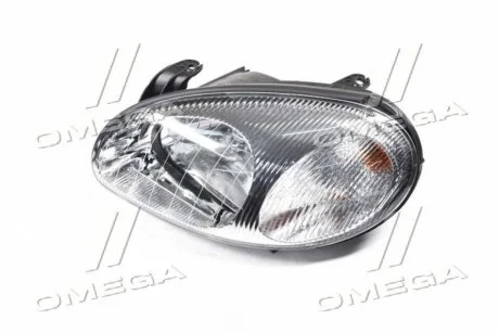 Фара ліва (чорний корпус) DW LANOS Tempest 020 0139 R01C