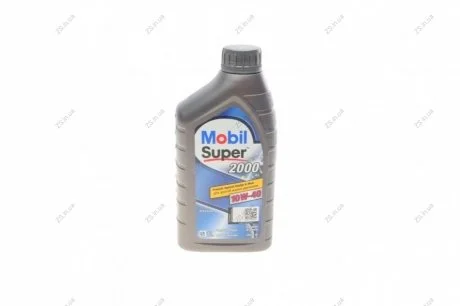 Олива моторна Mobil Super 2000x1 10W-40 API SL/CF (Каністра 1л) MOBIL 152569