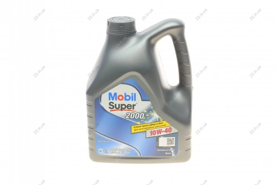 Мастила моторні Mobil Super 2000x1 10W-40 API SL/CF (Каністра 4л))) MOBIL 152568 (фото 1)