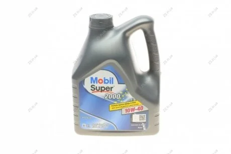 Мастила моторні Mobil Super 2000x1 10W-40 API SL/CF (Каністра 4л))) MOBIL 152568