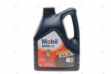 Олива моторна Mobil ULTRA 10W-40 API SL/CF (Каністра 4л) MOBIL 152624