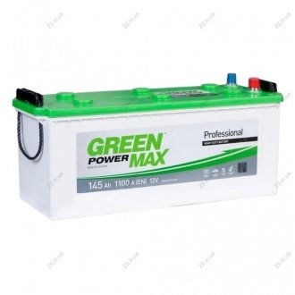 Аккумулятор 145АЗ-6СТ (513х189х230), EN 1100А Green Power Max 6СТ-145АЗ Green Power