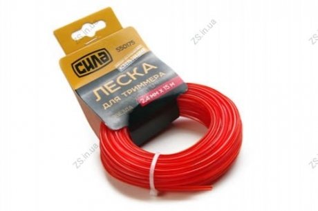 Леска для триммера 1,6мм звезда 15м СИЛА 550171