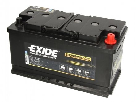 Акумулятор 80Ah-12v EQUIPMENT GEL (353х175х190),R,EN900 гелевий EXIDE ES900