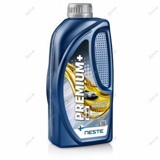 Масло моторне синтетичне Premium+ (1л) 5W-40 API SL/CF NESTE Neste Premium+ 5W-40 1LT