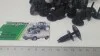 Клипсы обшивки 3302, 2705, 2217 100шт черные (пистон+гнездо) Газель, DAF (Универсальный) ZS №30ч (фото 2)
