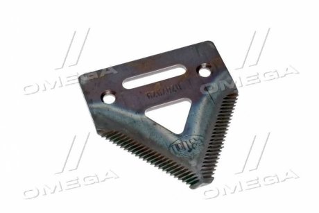 Сегмент ножа жниварки John Deere JD900 дрібна насічка 84х76 d=6мм (H136807) RI.MA H207929
