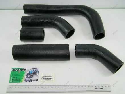 Патрубок радиатора ГАЗ 3302 (дв.402) (компл. 5 шт.) /Газель дв.402 РТИ Николаев ZS 3302-1303000