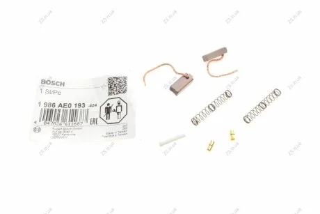 Щітка вугільна компл. Bosch 1986AE0193