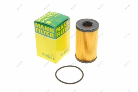 Фильтр масляный LR RANGE ROVER EVOQUE 1.5-2.0 15- (выр-во MANN) MANN-FILTER HU6024z