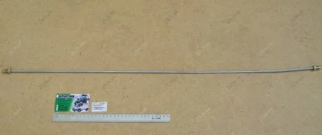 Трубка гальмівна ГАЗ-3302,2410 88см сталь (від трійника до задн. правого, нероз'єм. міст) Газель, Волга (покупн. ГАЗ) ZS 3302-3506040-40