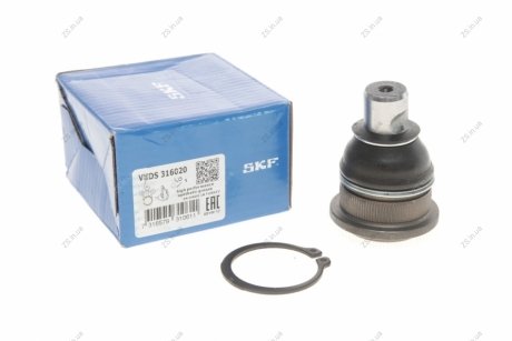 Опора кульова DACIA DOKKER, SANDERO, LOGAN 12 перед. міст SKF VKDS 316020