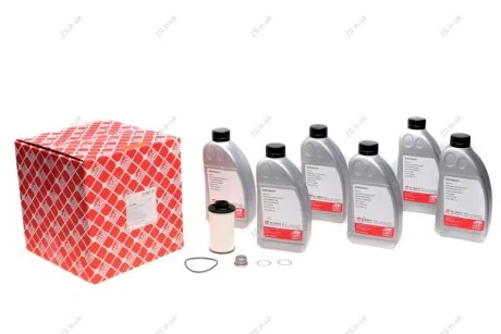 Комплект для заміни оливи FEBI 39070 6x1L, фільтр АКПП (опис у примітці) FEBI BILSTEIN 171762