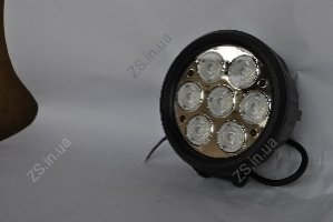 LED Фара робоча 70W/60 (7x10W/широкий промінь, круглий корпус) 4820 lm -1078 (GY-007ZXML) JFD JFD-1078 (GY-007ZXML) (фото 1)