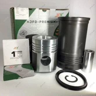Гильзокомплект ЯМЗ, МАЗ, КрАЗ, Т-150 "-PREMIUM" (г+п+к+пал+ст.к+ущ.к) JFD 238НБ.1004006 (JFD)