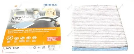 Фільтр салону VW T5, T6 03-, TOUAREG I 02-10 CareMetix (KNECHT-MAHLE) Knecht/Mahle LAO182