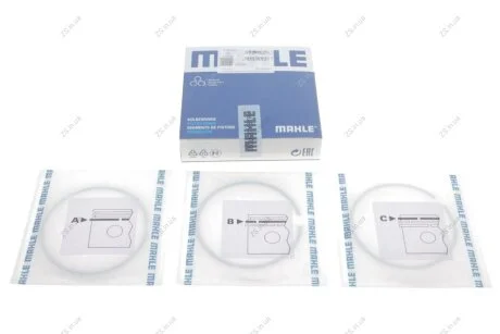 Кольца поршневые MB 88,00 OM611/612/613 2,2TD/2,7TD/3,2TD (выр-во Mahle) Knecht/Mahle 001 36 N0