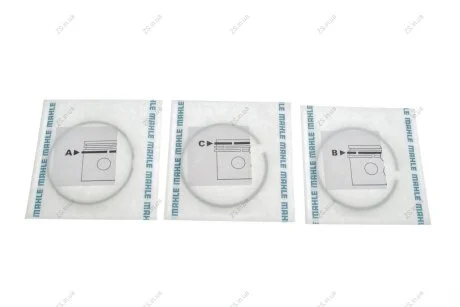 Кольца поршневые VAG 81,51 1,8T/2,7T 20V/30V 1,5x1,75x2 (выр-во Mahle) Knecht/Mahle 033 16 N2