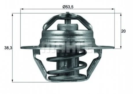 Термостат CITROEN; OPEL; PEUGEOT; RENAULT; VOLVO; ВАЗ (Mahle) Knecht/Mahle TX 88 88 D