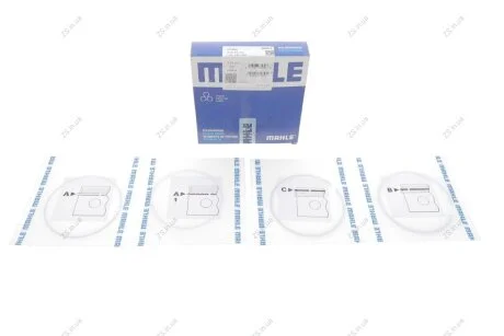 Кольца поршневые FORD 83,01 CGBA/CGBB 1,8 16V 2000- (выр-во Mahle) Knecht/Mahle 015 68 N0