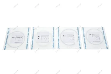 Кольца поршневые OPEL 87,00 2,0/2,2 C20NE/X20XEV (выр-во Mahle) Knecht/Mahle 011 58 N2