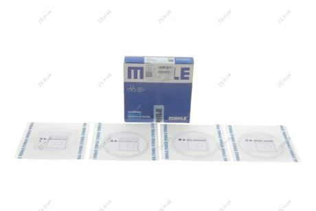 Кольца поршневые VAG 81,51 1,6-2,2 1,5x1,75x3 (выр-во Mahle) Knecht/Mahle 034 74 N2