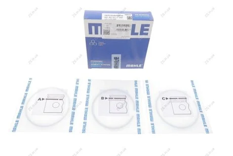 Кольца поршневые MB 83.00 (2/1.75/2) OM651 (выр-во Mahle) Knecht/Mahle 001 RS 00111 0N0