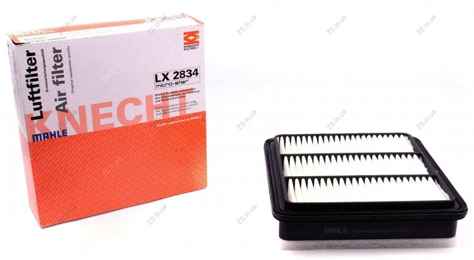 Фільтр повітряний (вир-во Knecht-Mahle) Knecht/Mahle LX2834 (фото 1)
