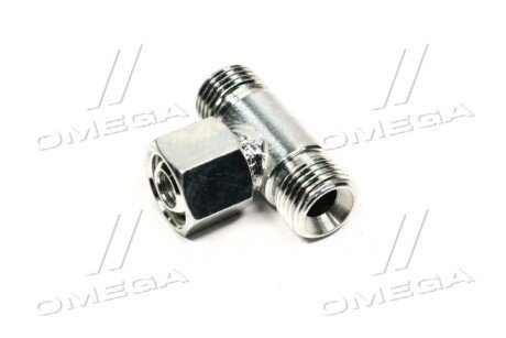 Штуцер тройной М16х1,5-М16х1,5-М16х1,5 с гайкой S19 <> ДК DK-8210.01 (фото 1)