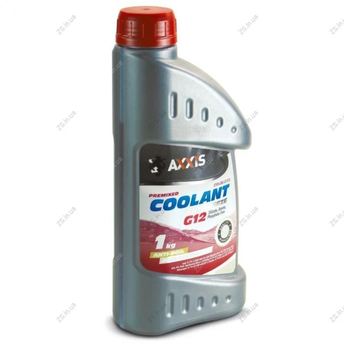 Антифриз RED G12 Сoolant <> (красный) (Канистра 1кг) AXXIS AX-2001 (фото 1)