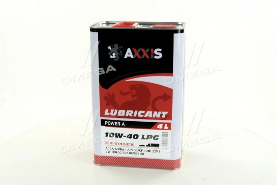 Олія моторна. 10W-40 LPG Power A (Каністра 4л))) AXXIS AX-2029 (фото 1)