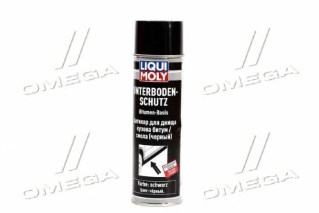 Антикор для днища кузова бітум / смола (чорний) Unterbodenschutz Bitumen Schwarz 0.5л Liqui Moly 8056/6111 (фото 1)