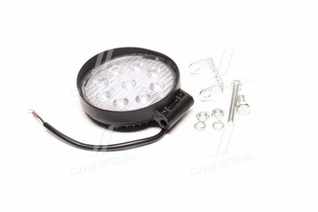 Фара LED кругла 27W, 9 ламп, 110 * 128мм СТАНДАРТ <> ДК DK B2-27W-01 STD