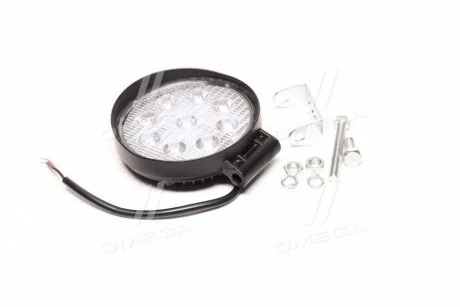 Фара LED кругла 27W, 9 ламп, 110*128мм СТАНДАРТ <> ДК DK B2-27W-01 STD