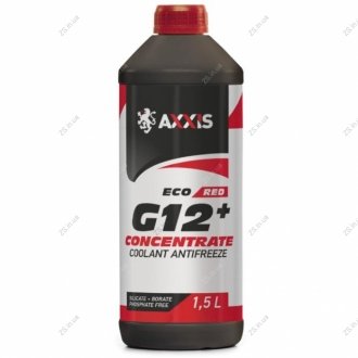 Антифриз концентрат ECO-80C RED G12+ 1,5л <> AXXIS AX-P999-G12R ECO 1,5 (фото 1)