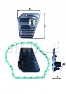 Фільтр масляний АКПП AUDI A4, A6 04-11 з прокладкою (KNECHT-MAHLE) Knecht/Mahle HX167D