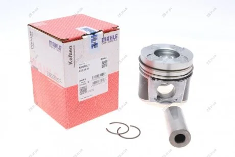 Поршень з кільцями RENAULT/OPEL 89,50 G9U 2.5dCi 16V Euro 3 2000- (MAHLE) Knecht/Mahle 022 26 01