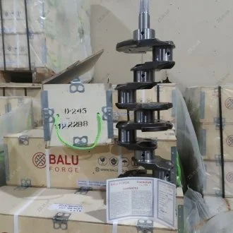 Вал колінчастий Д 245.5, 12С (МТЗ, ЗІЛ) (7 болт, 12 шліц) (, Індія) BALU 245-1005015-А