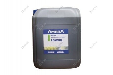 Масло трансмісійне MULTI G 10W-30 (API GL4 ISO VG32/46 NH410B/MAT3225) каністра 20л (Petronas) AMBRA 76176RH1EU