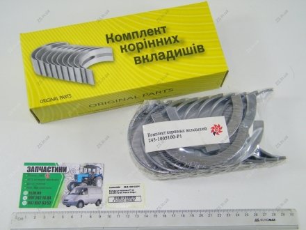 Вкладыши коренные Р1, МТЗ Д 240-245 Federal Mogul Д245-1005100-ЕР1 (фото 1)