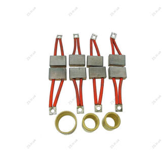 Р/к стартера СТ25 повний (3 втулки, 8 щіток)) (S.I.L.A. AC) S.I.L.A. СТ25-3708020