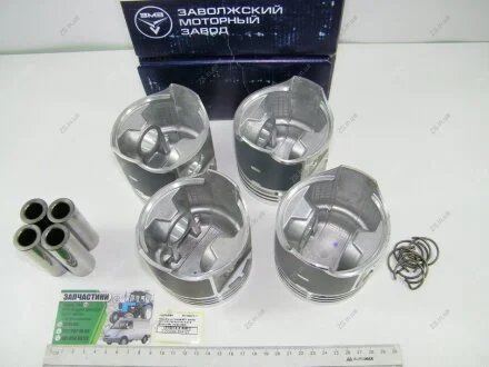 Поршень циліндра ГАЗ дв.402 92,0 гр.Б (палець+ст/к) 4 шт. Газель, Волга, Уаз, ГАЗ-53, 3307 (ЗМЗ) Завод Моторный(ЗМЗ), г.Завольжье 53-1004014-11