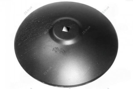 Диск бороны гладкий D=710мм, h=6мм. кв.41мм, с выдавленным центром БГР, Солоха Bellota 6-1961-28C41