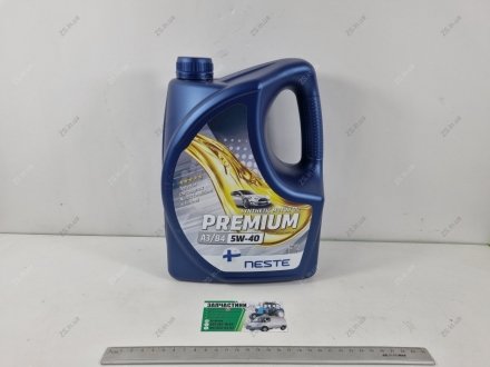 Масло моторн. 5W-40 синтетическое Premium A3/B4 (4л) API SN,SM,SJ/CF NESTE NestePremiumA3/B4 5W40 4L