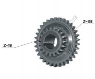 Шестерня Z=33/19 МТЗ-320(Білорусь,) МЗШ 220-1701062 (фото 1)