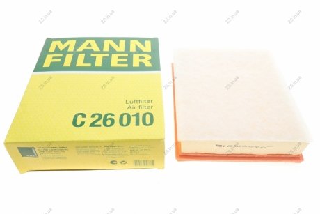 Фільтр повітряний TOYOTA AVENSIS, RAV4 1.6-2.0 D-4D 15- (MANN) MANN-FILTER C26010 (фото 1)