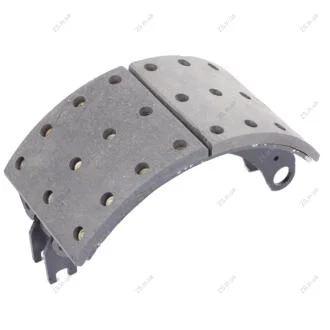 Колодка тормозная с накл. 6520 КАМАЗ Евро-2 (S.I.L.A. AC) S.I.L.A. 6520-3501090